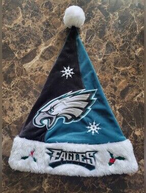 Philadelphia eagles Christmas Santa hat